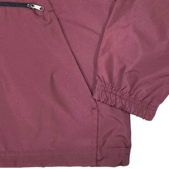 CHARLES RIVER-Jacket-X-SMALL-Men/Women-Wind/Rain-MAROON-Hooded--NWT-Unisex - Picture 12 of 15